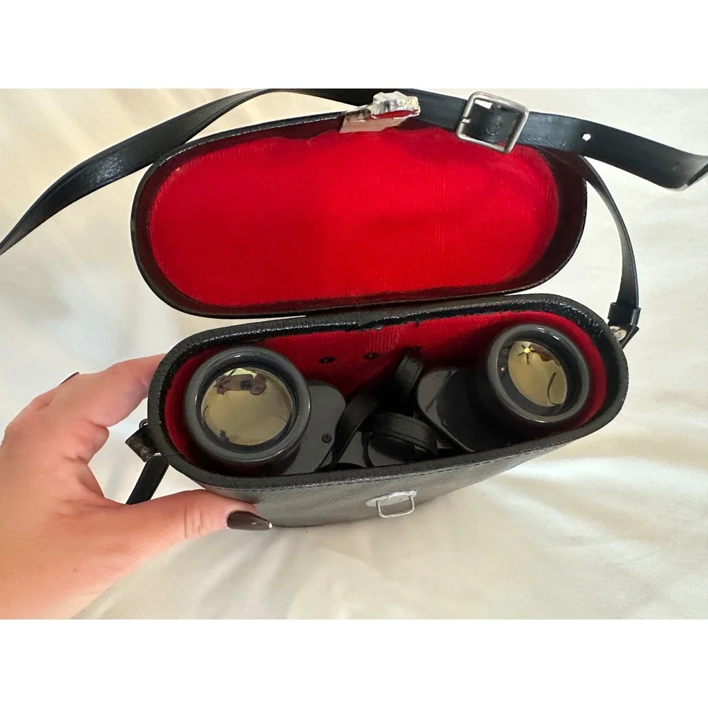 Jason 7x35 Binoculars Model 143 Wide Angle 420ft at 1000yds with Case Black